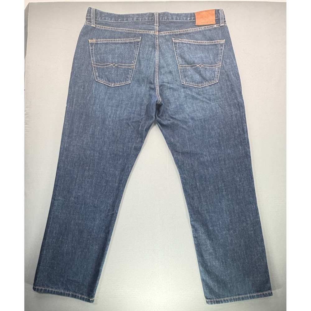 Lucky Brand 221 Original Straight Jeans Mens 38x30 Medium Dark Wash Denim - Picture 7 of 11